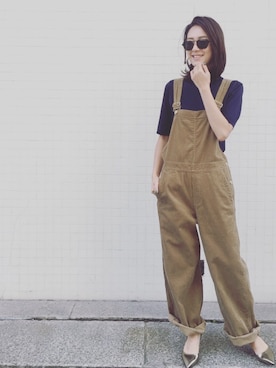 「POLLINI（ポリーニ）のアイテム」を使った、平井美帆さん（レディース・157cm）の秋コーディネート