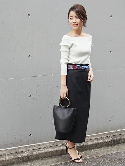 Mizuki Spick Span たまプラーザ店 Spick Spanのニット セーターを使ったコーディネート Wear