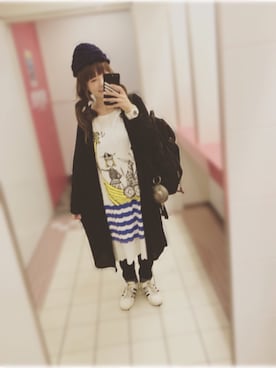 「アイテム（PC・スマホグッズ/家電）」を使った、yuniさん（レディース・158cm・30代）の秋コーディネート