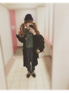 「アイテム（PC・スマホグッズ/家電）」を使った、yuniさん（レディース・158cm・30代）の秋コーディネート