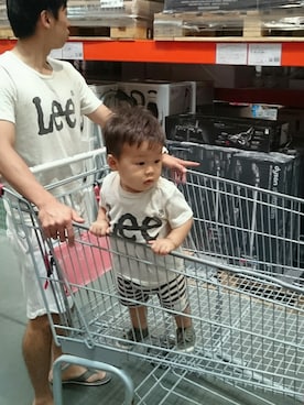 「BEAMS（ビームス）のアイテム（シューズ）」を使った、morimori★seitaさん（キッズ・70cm）の夏コーディネート