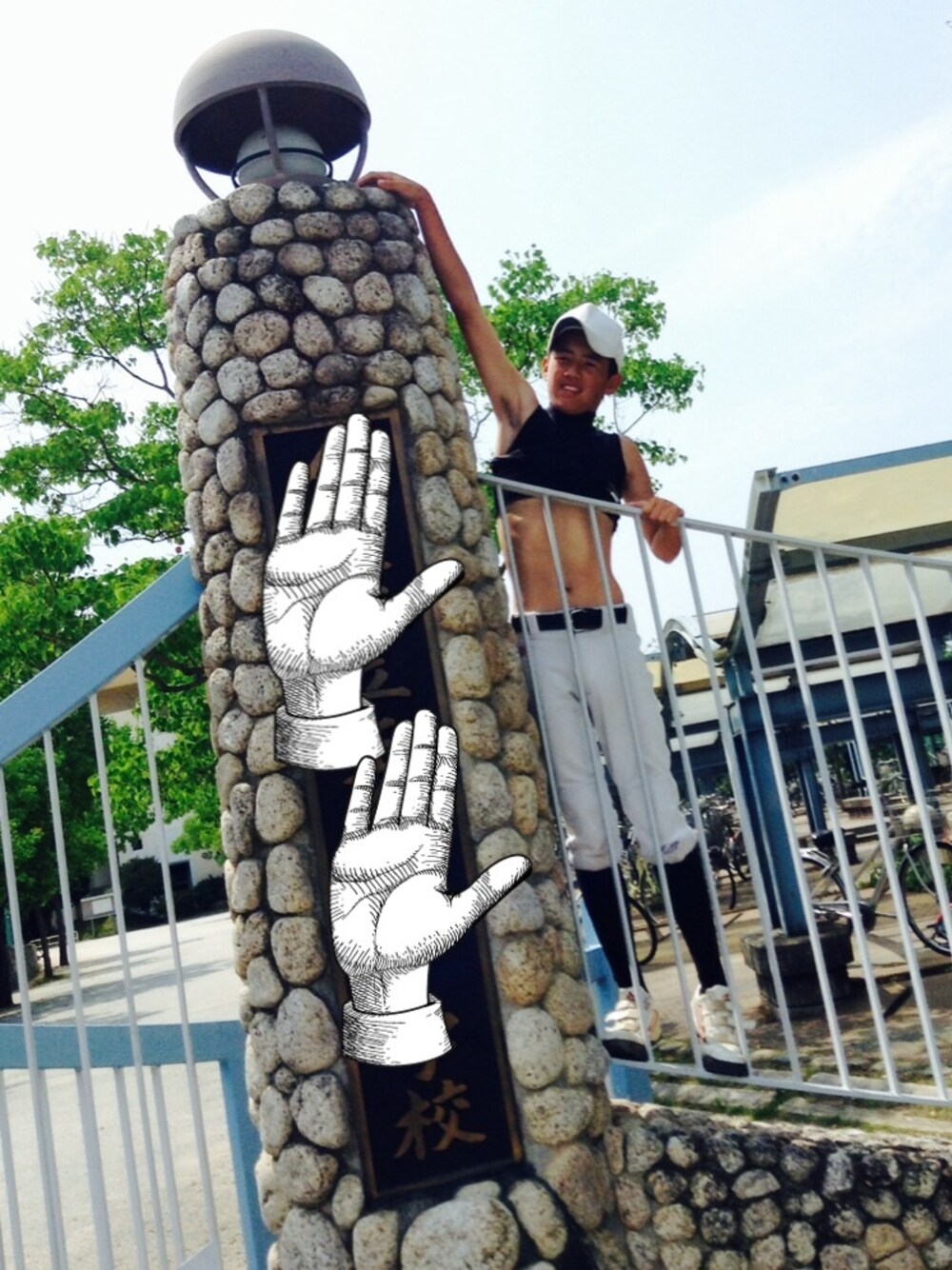 「DIESELのランドセル（ビジネスバッグ、ブラック系）」を使った、まさぞーさん（メンズ・171cm）の夏コーディネートの1枚目の写真