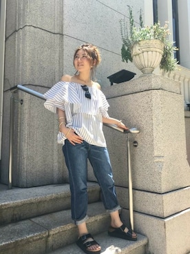 Mさん（レディース・160cm）の夏コーディネート