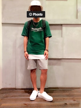 「TROY（トロイ）のアイテム」を使った、Taiyouさん（メンズ・170cm）の夏コーディネート