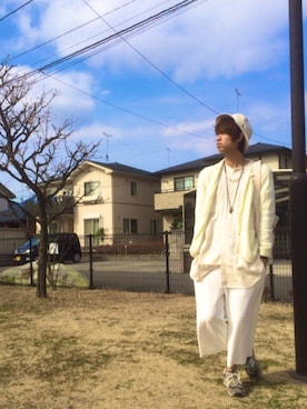 「TROY（トロイ）のアイテム」を使った、Taiyouさん（メンズ・170cm）の冬コーディネート