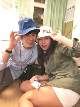 「LANVIN（ランバン）のアイテム（アクセサリー）」を使った、ハルンケア2さん（メンズ・180cm）の夏コーディネート
