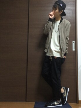 「Daniel Wellington」｜ぐろすけさん（メンズ・168cm）の冬コーディネート