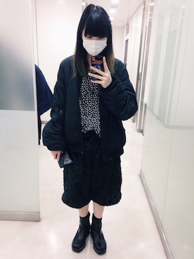 「i（アイ）のアイテム（ジャケット/アウター）」を使った、harukaさん（レディース・157cm）の冬コーディネート