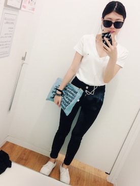 harukaさん（レディース・158cm）の冬コーディネート