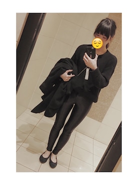 「i（アイ）のアイテム（ジャケット/アウター）」を使った、harukaさん（レディース・157cm）の冬コーディネート