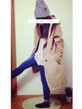 yさん（レディース・153cm）の冬コーディネート