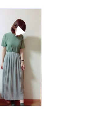 「リブ　」｜「アイテム（腕時計）」を使った、yさん（レディース・153cm）の夏コーディネート
