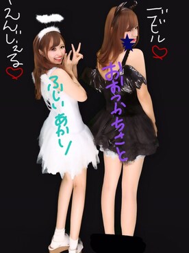 「ホラーナイト」｜「アイテム（その他）」を使った、akariさん（レディース・149cm）の秋コーディネート
