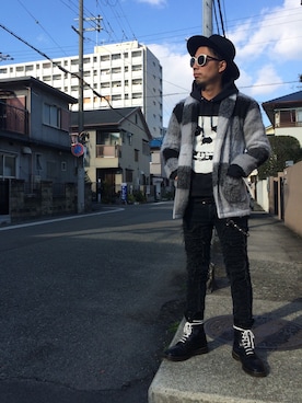 「CHEAPMONDAY」｜bayashiさん（メンズ・171cm）の冬コーディネート