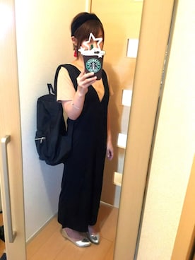 「EGOIST（エゴイスト）のアイテム（オールインワン・サロペット）」を使った、☺︎キミ☺︎さん（レディース・157cm）の夏コーディネート