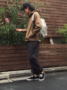 「ジョガーパンツ」｜TARF KATSUOさん（メンズ・175cm）の夏コーディネート