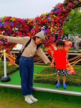 ゆり☺︎さん（レディース・160cm）の春コーディネート