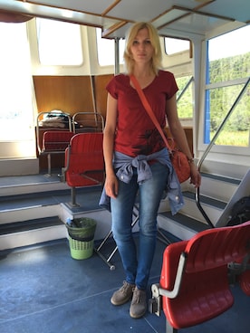 「TOUS（トウス）のアイテム」を使った、Olga さん（レディース・177cm）の夏コーディネート