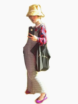 「レース衿」｜たんぼさん（レディース・151cm）の夏コーディネート