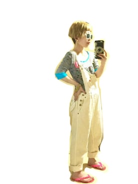 「min@RNA（ミンアットアールエヌエー）のアイテム」を使った、たんぼさん（レディース・151cm）の夏コーディネート