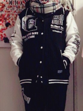 「おそ松さん」｜Sakiko#さん（レディース・158cm）の冬コーディネート