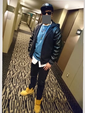 「アイテム（その他アウター）」を使った、雨宮雅貴さん（メンズ・172cm・20代）の冬コーディネート