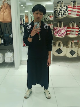 「アイテム（ジャージ）」を使った、hiromuckさん（メンズ・164cm・20代）の春コーディネート