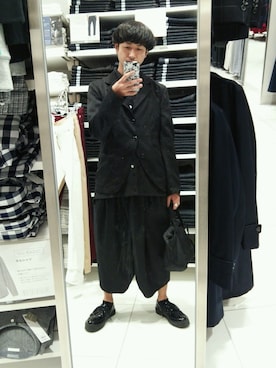 「whoopEE（フーピー）のアイテム」を使った、hiromuckさん（メンズ・164cm）の秋コーディネート