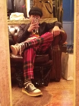 「OZONE ROCKS（オゾンロックス）のアイテム」を使った、hiromuckさん（メンズ・164cm）の秋コーディネート