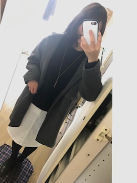 「cepo（セポ）のアイテム（その他アウター）」を使った、しゃろんさん（レディース・160cm）の冬コーディネート