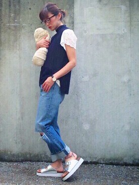 あさひさん（レディース・161cm）の夏コーディネート