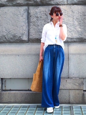 あさひさん（レディース・161cm）の夏コーディネート