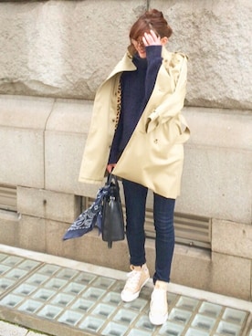 「rag & bone（ラグアンドボーン）のアイテム（パンツ）」を使った、あさひさん（レディース・161cm）の冬コーディネート