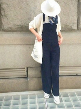 「TODAYFUL（トゥデイフル）のVintageトートバッグ（トートバッグ）」を使った、あさひさん（レディース・161cm）の冬コーディネート