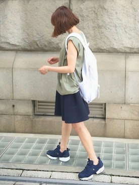 「L.H.P（エルエイチピー）のアイテム（バッグ）」を使った、あさひさん（レディース・161cm）の夏コーディネート