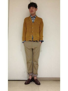 船越さん（メンズ・179cm）の春コーディネート