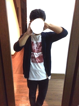 「SOYOUS（ソユーズ）のアイテム（パンツ）」を使った、MiniKKさん（メンズ・157cm）の秋コーディネート
