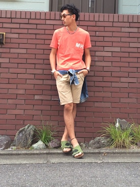 👣HIRO👣さん（メンズ・185cm）の夏コーディネート