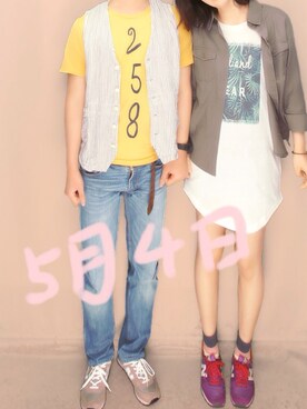 こんこんさん(レディース・160cm)の春コーディネート