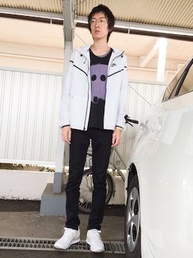「ウィンドブレーカー」｜「アイテム（財布/小物）」を使った、loupさん（メンズ・180cm）の秋コーディネート