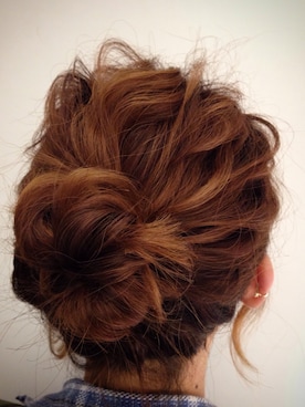 「お呼ばれヘアー」｜稲野剛さん（レディース・163cm）の春コーディネート