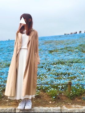 Moyo＊さん（レディース・154cm）の春コーディネート