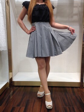 えみちゃむさん（レディース・151cm）の夏コーディネート