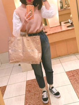 「minsshop（ミンスショップ）のアイテム」を使った、miyhong✳︎✳︎さん（レディース・168cm）の秋コーディネート