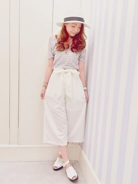 marinaさん（レディース・164cm）の夏コーディネート