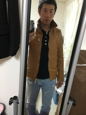 「DOLCE&GABBANA（ドルチェアンドガッバーナ）のアイテム（その他）」を使った、淳△さん（メンズ・168cm）の春コーディネート