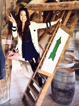 「skirt」｜「アイテム（ワンピース）」を使った、Michelleさん（レディース・163cm）の秋コーディネート