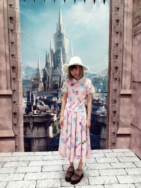 小鸟胃Abby酱さん（レディース・160cm）の夏コーディネート