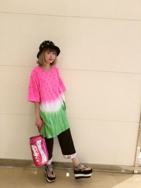 小鸟胃Abby酱さん（レディース・159cm）の夏コーディネート