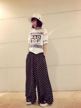 小鸟胃Abby酱さん（レディース・159cm）の夏コーディネート